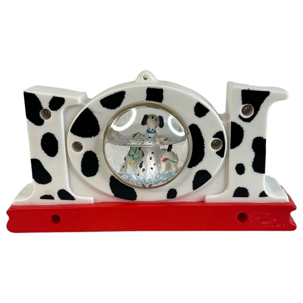 1996 McDonalds Disney 101 Dalmatians Christmas Ornaments Snow Globe Dome Vintage - Picture 5 of 12